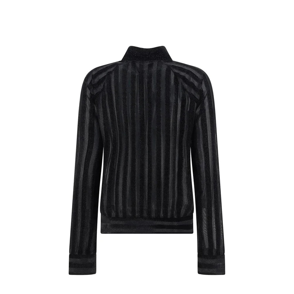 Balmain Black Elastane Sweatshirt