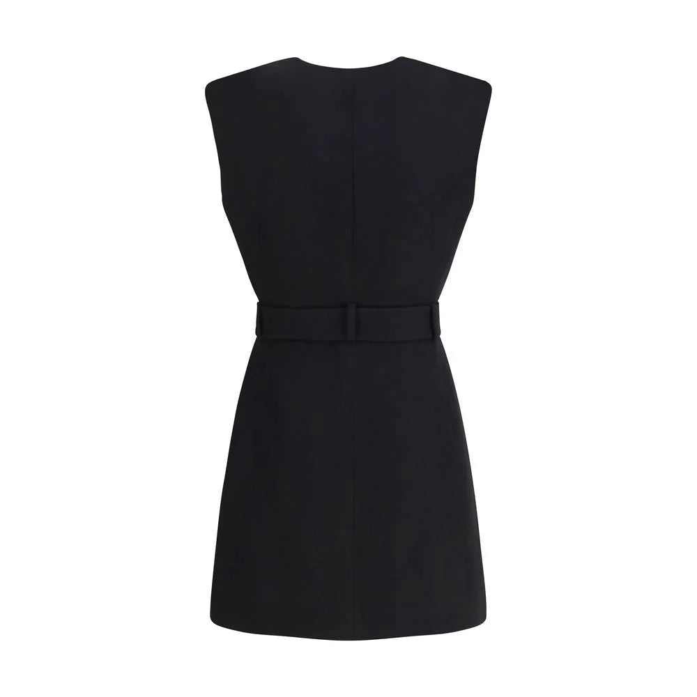 Balmain Black Fleece Wool Casual Dress - IT40 | M