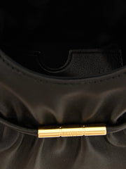 Balmain Black Lamb Leather Handbag