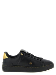 Balmain Black Lamb Leather Low Top Sneakers - EU41/US11