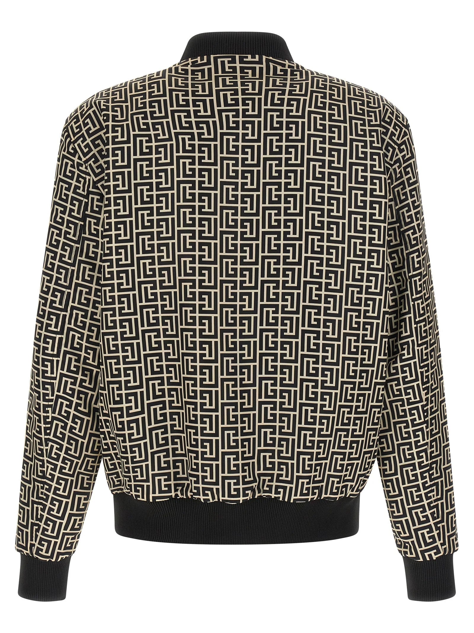 Balmain Black Polyamide Bomber