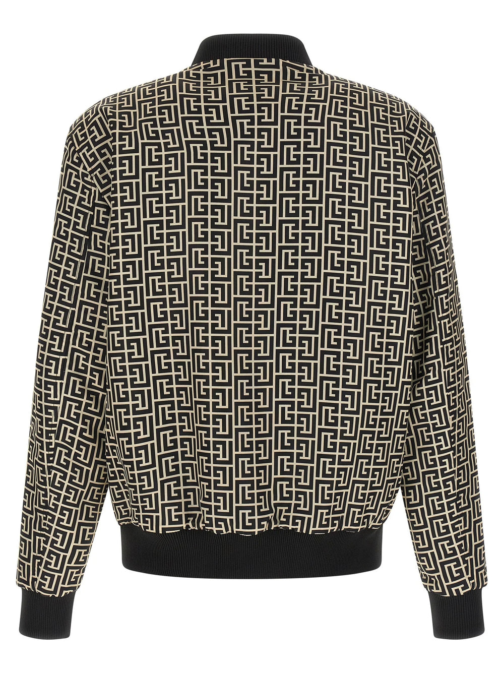 Balmain Black Polyamide Bomber
