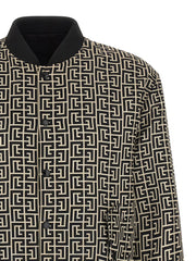 Balmain Black Polyamide Bomber