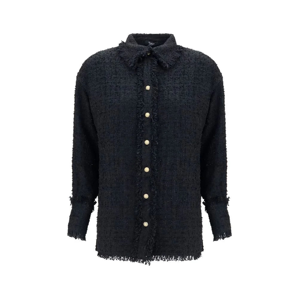 Balmain Black Polyamide Shirt