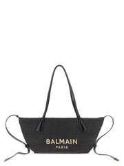 Balmain Black Polyamide Tote Bag