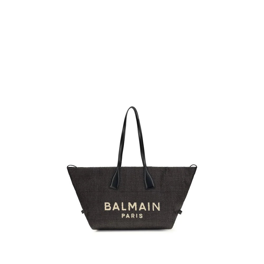 Balmain Čierna kabelka z pružnej sieťky cez rameno