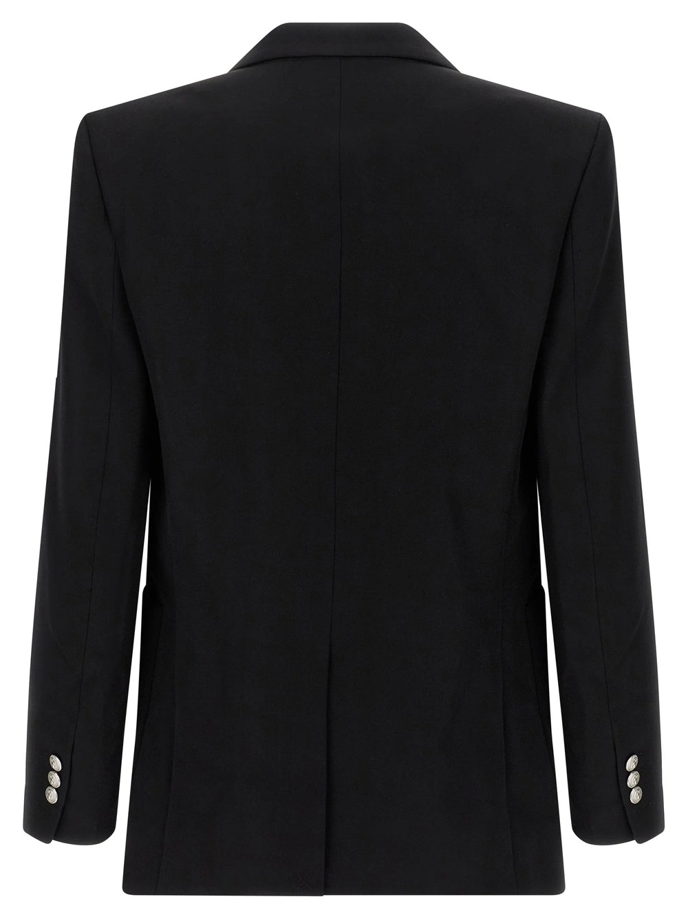 Balmain Black Virgin Wool Blazer - IT50 | L