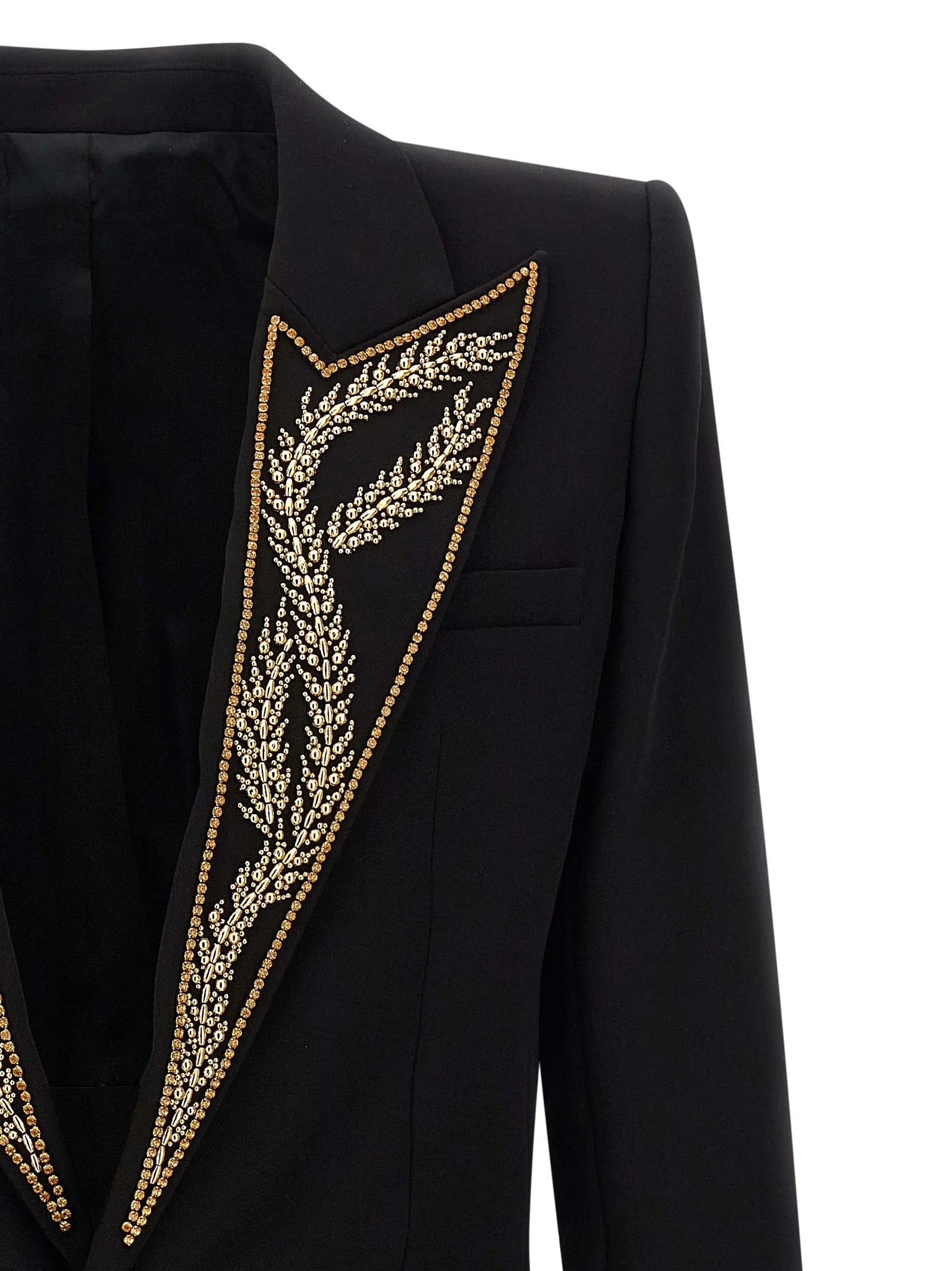 Balmain Black Viscose Blazer - IT52 | XL