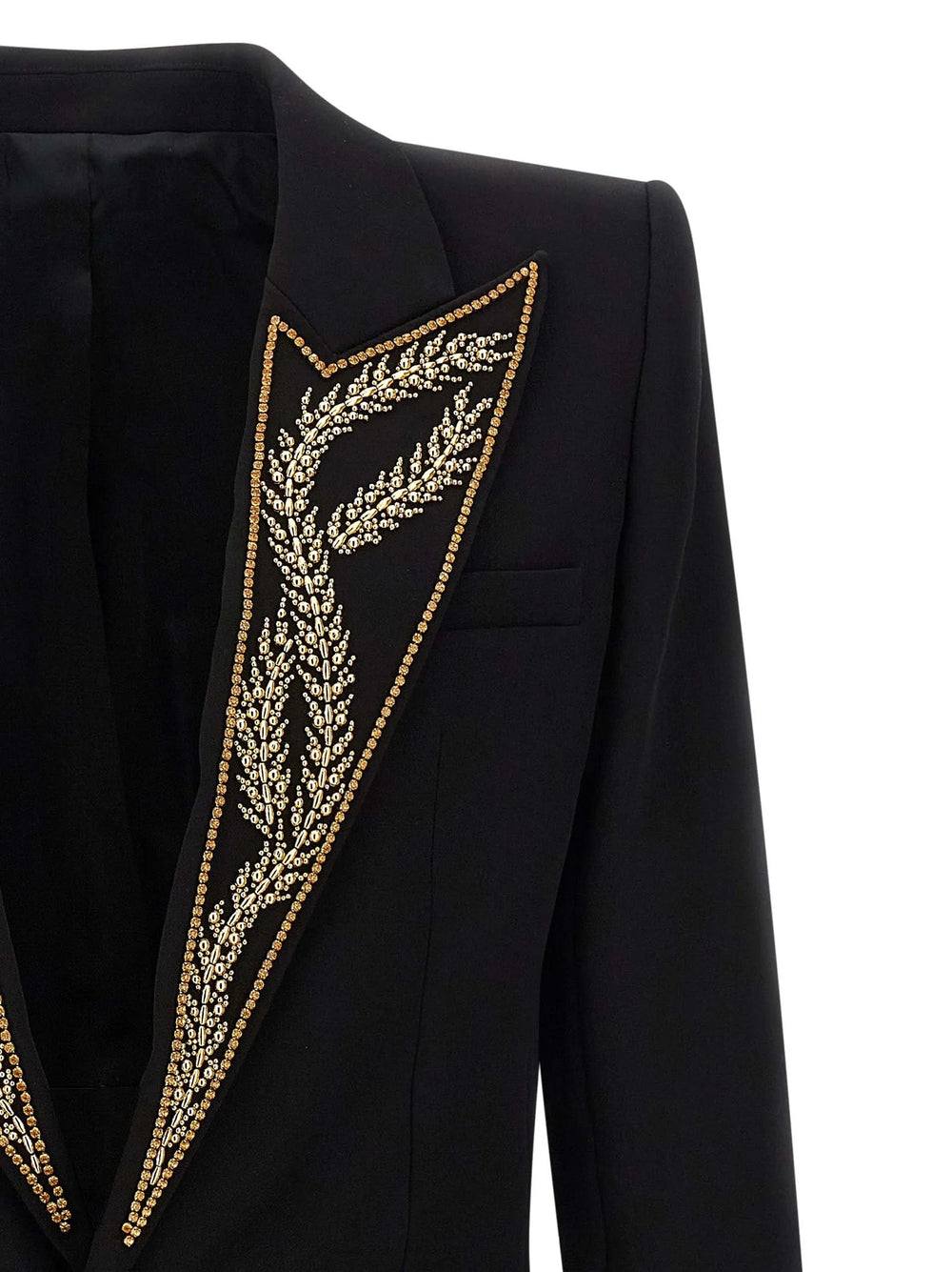 Balmain Black Viscose Blazer - IT52 | XL