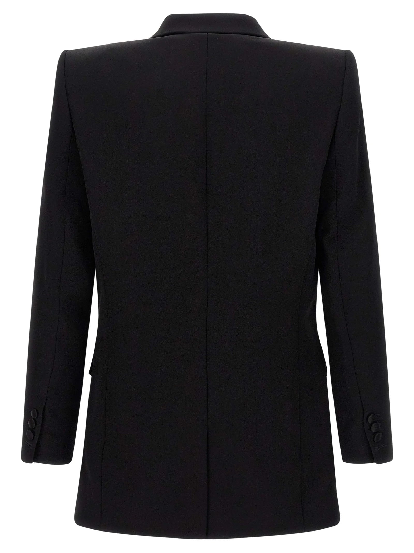 Balmain Black Viscose Blazer - IT52 | XL