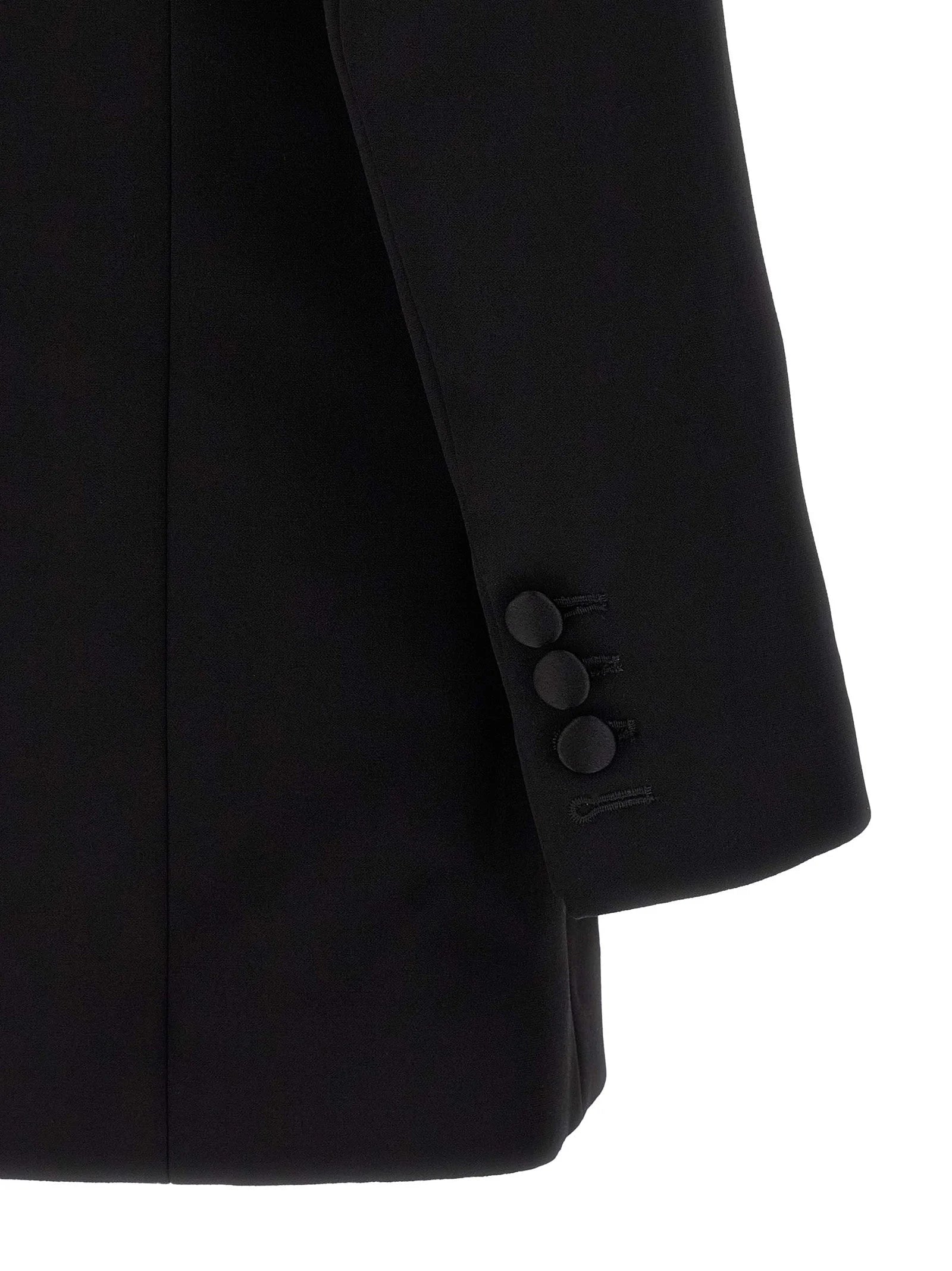 Balmain Black Viscose Blazer - IT52 | XL