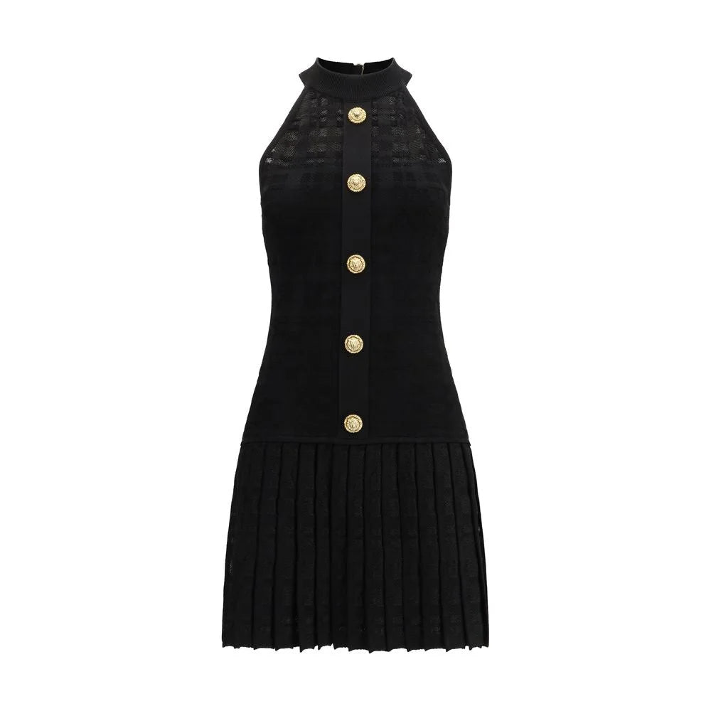 Balmain Black Viscose Casual Dress