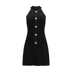 Balmain Black Viscose Casual Dress