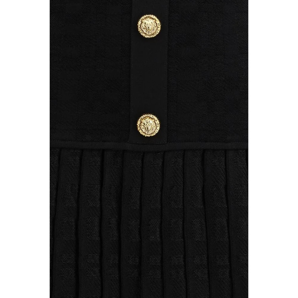 Balmain Black Viscose Casual Dress