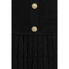 Balmain Black Viscose Casual Dress