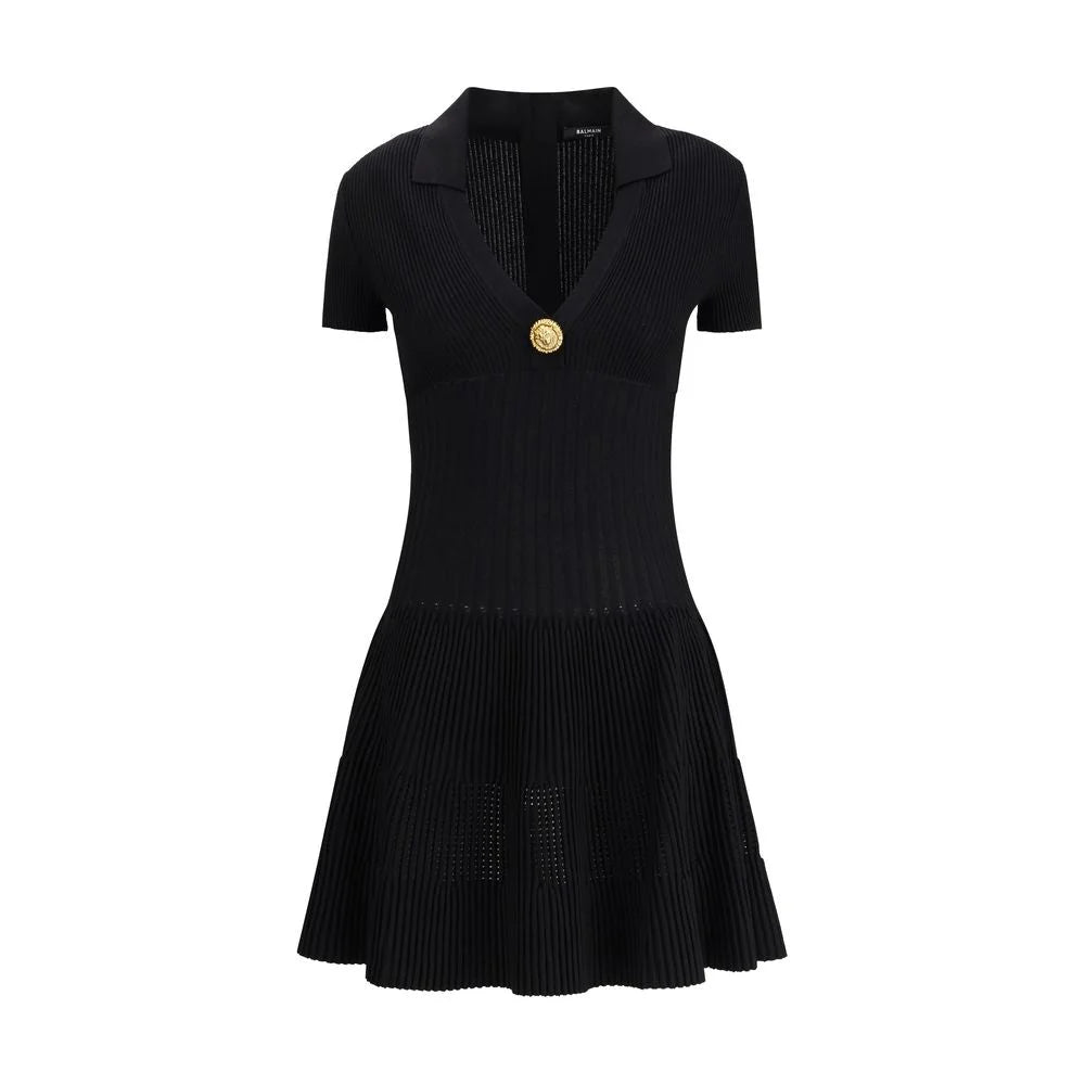 Balmain Black Viscose Casual Dress - IT42 | L