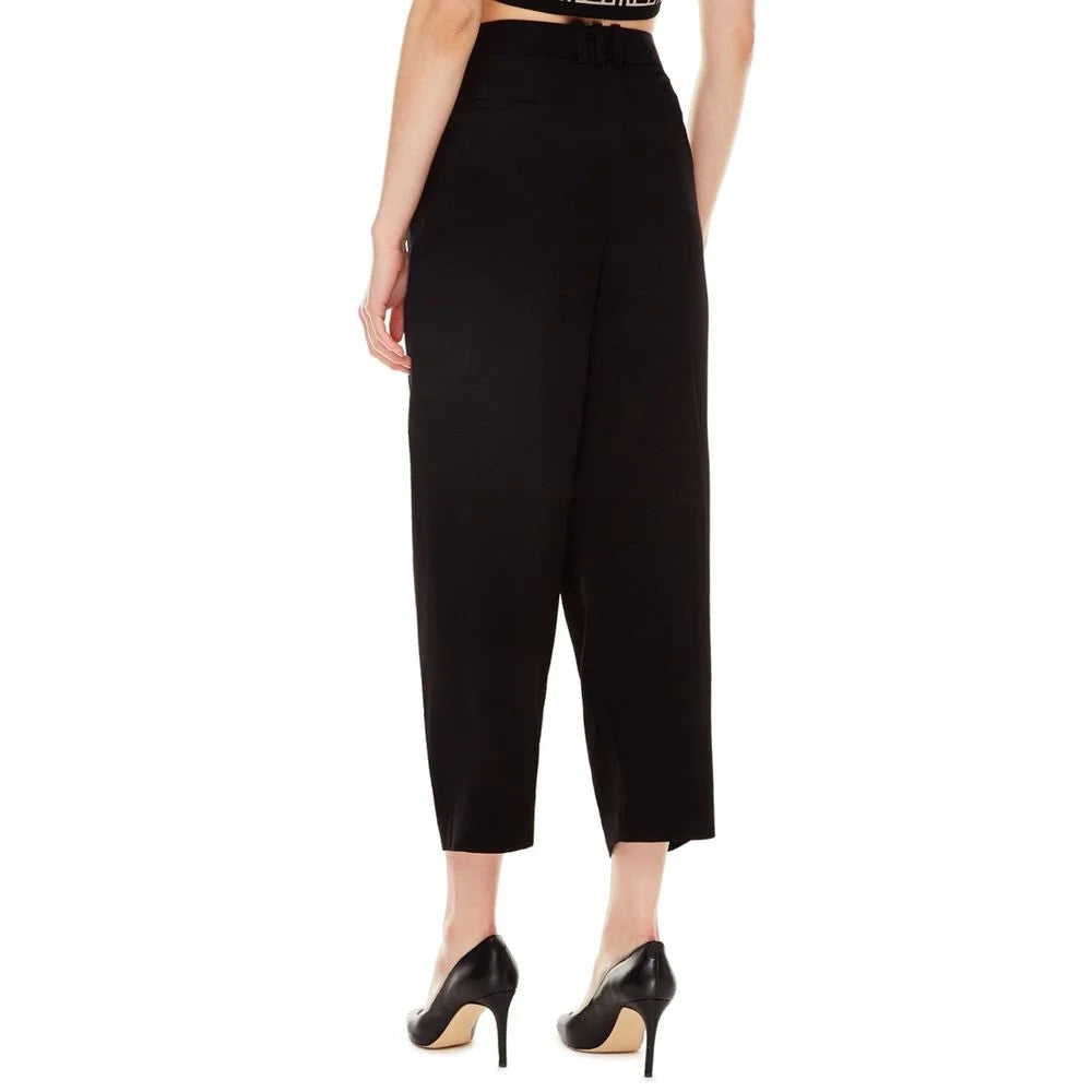 Balmain Black Viscose Casual Pants - IT48 | M