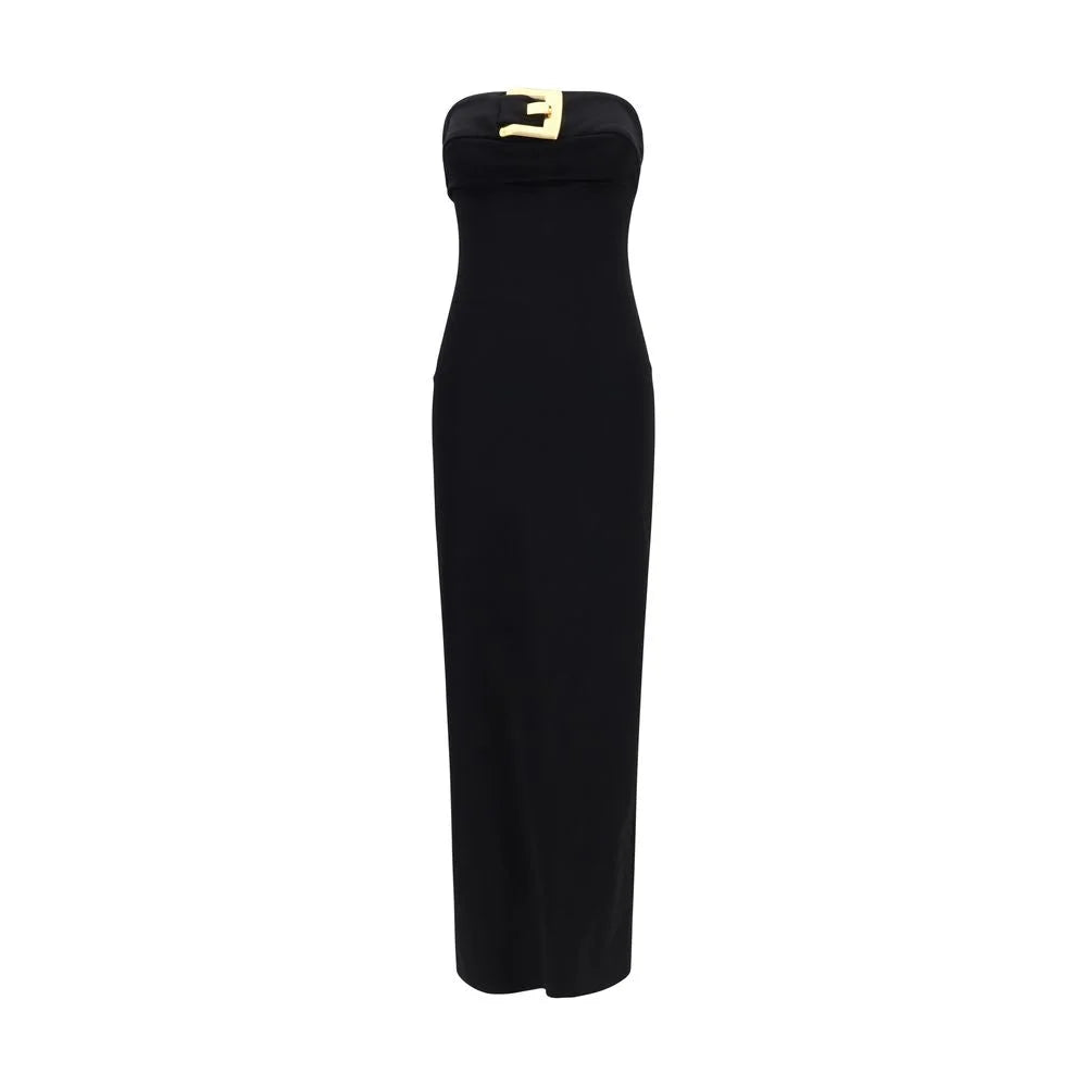 Balmain Black Viscose Cocktail Dress - IT36 | XS