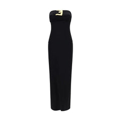 Balmain Black Viscose Cocktail Dress - IT36 | XS
