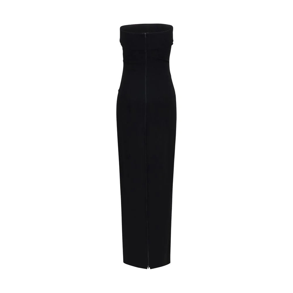 Balmain Black Viscose Cocktail Dress - IT36 | XS