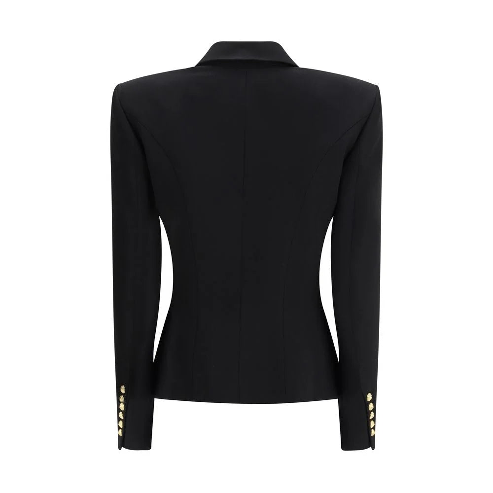 Balmain Black Wool Jackets And Coat - IT40 | M