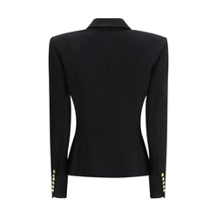 Balmain Black Wool Jackets And Coat - IT40 | M