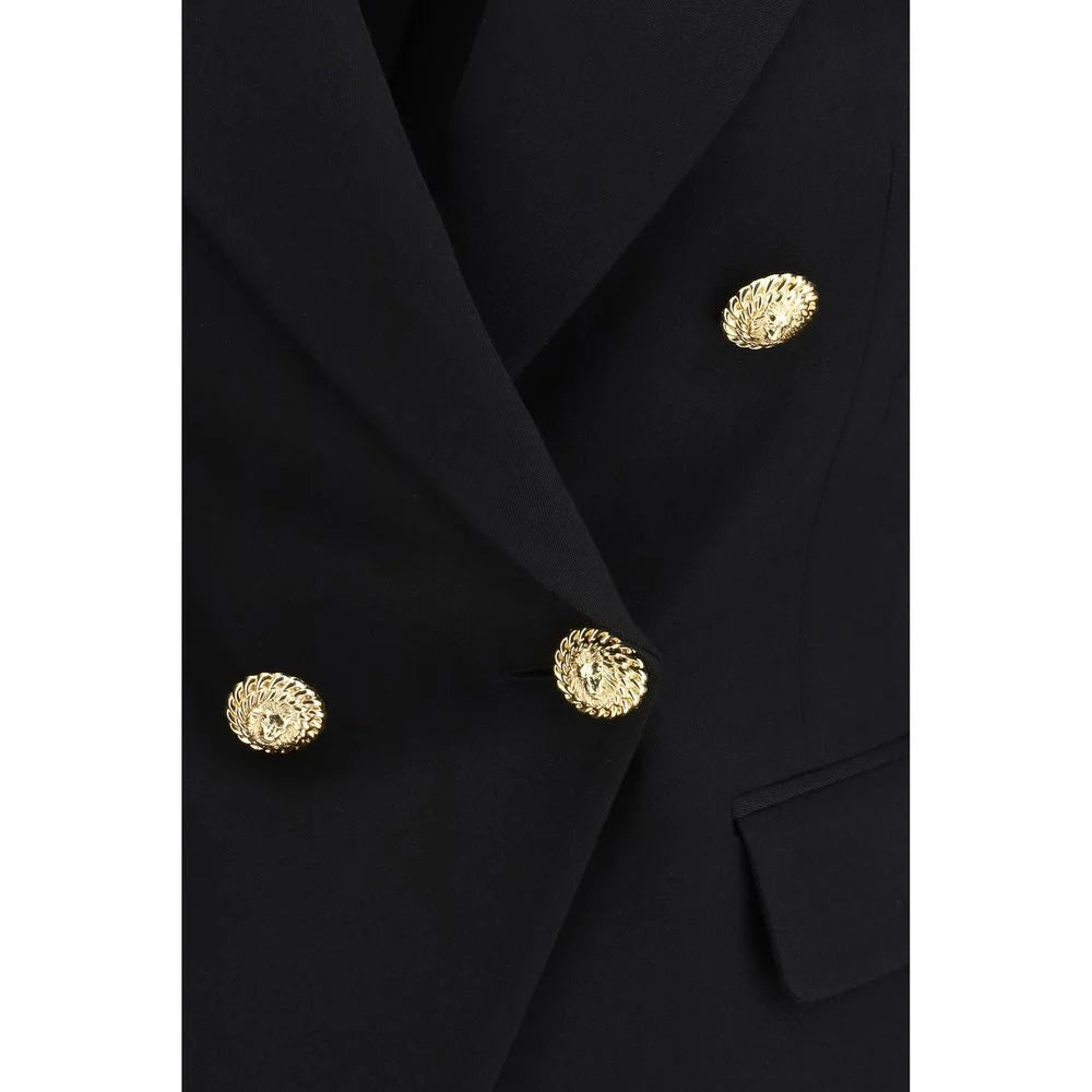 Balmain Black Wool Jackets And Coat - IT40 | M