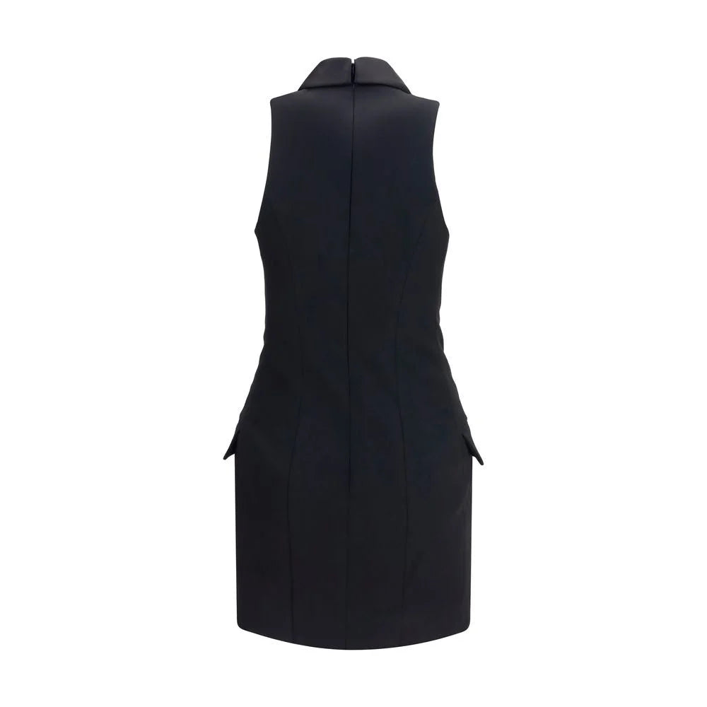 Balmain Black Wool Oves Aries Casual Dress - 34 | XXS