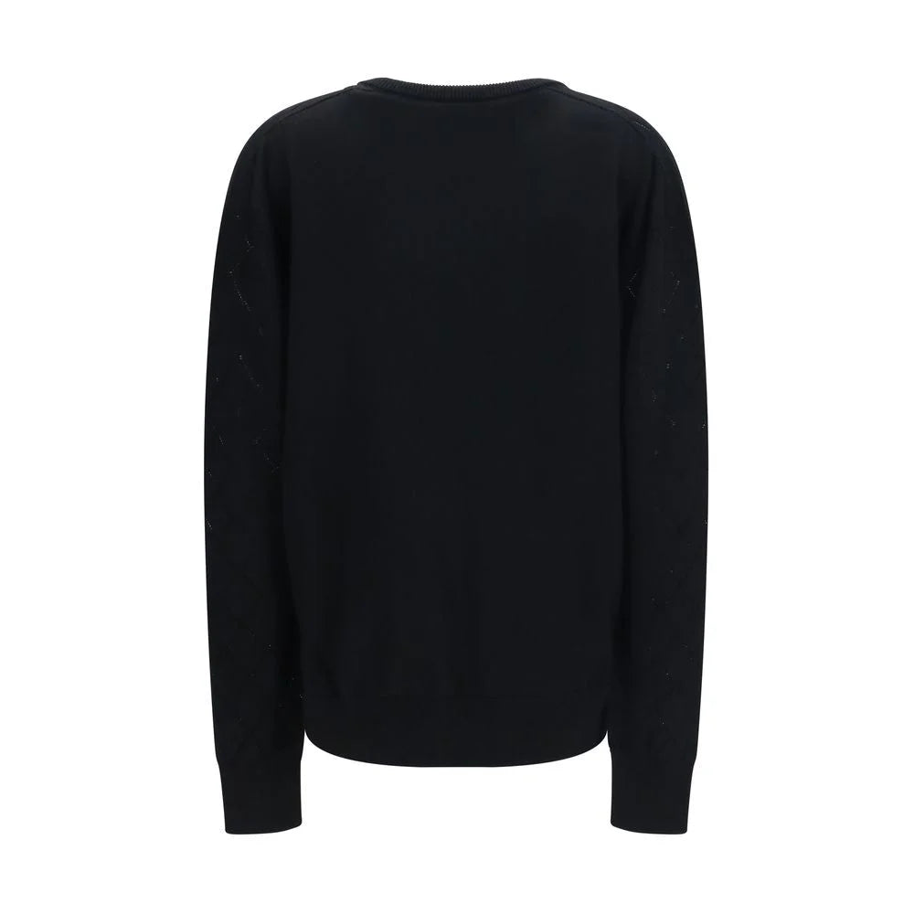 Balmain Black Wool Oves Aries Sweatshirt - IT36 | XS