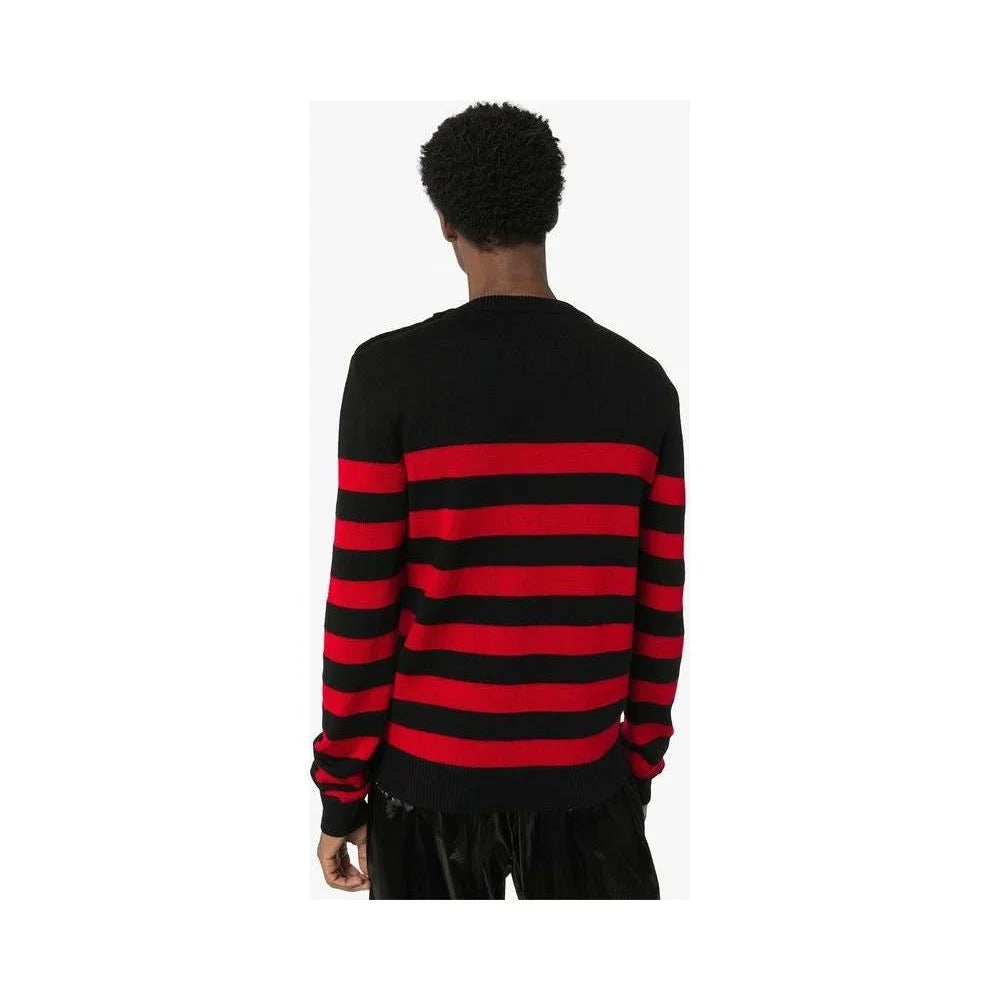 Balmain Black Wool Sweater - Sweaters