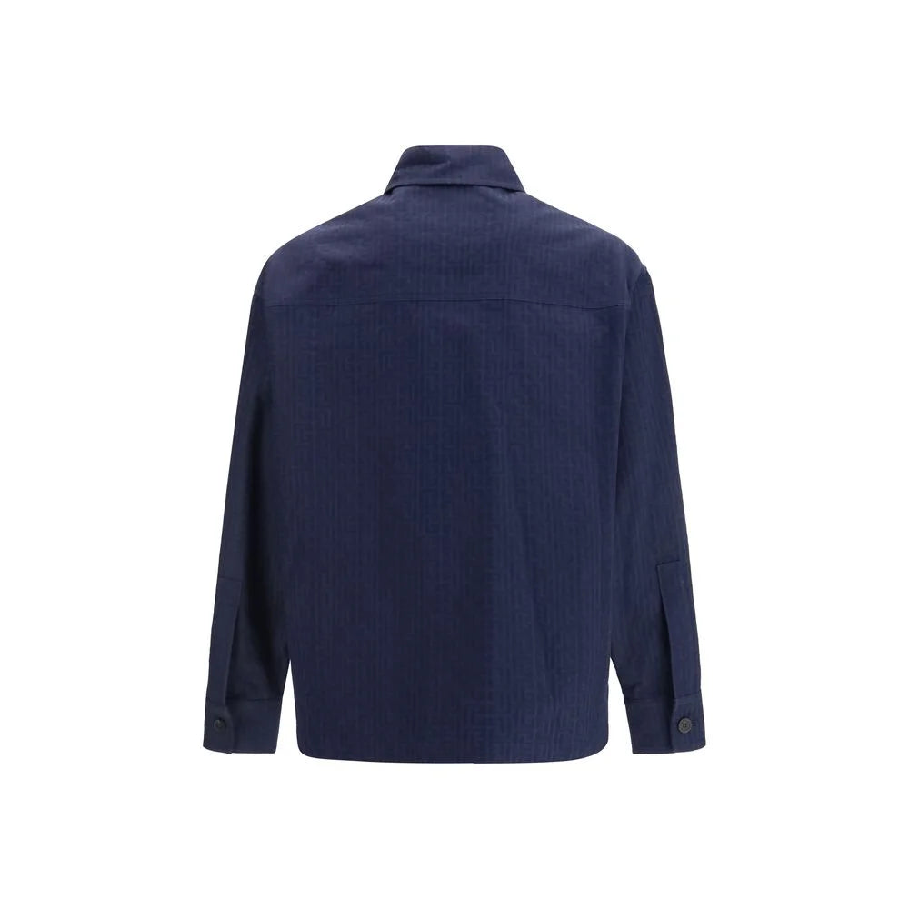 Balmain Blue Cotton Coat - IT52 | XL