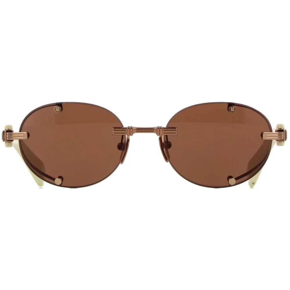 Balmain Brown Acetate Sunglasses