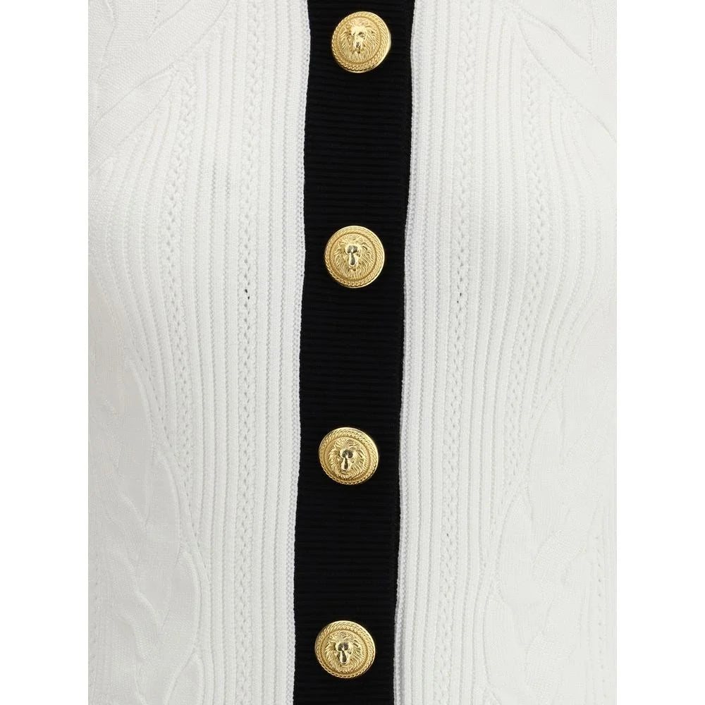 Balmain Contrast trim Cardigan