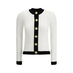 Balmain Contrast trim Cardigan - Cardigans