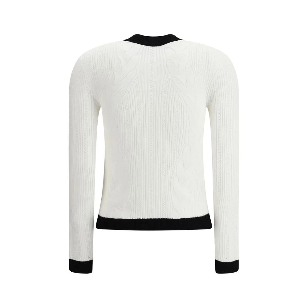 Balmain Contrast trim Cardigan - Cardigans