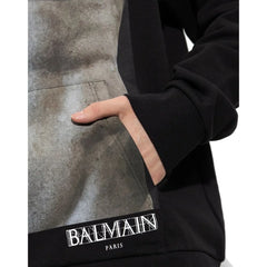 Balmain Cotton Hoodie Sweatshirt - Hoodies