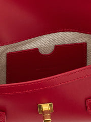 Balmain Fuchsia Calfskin Clutch Bag