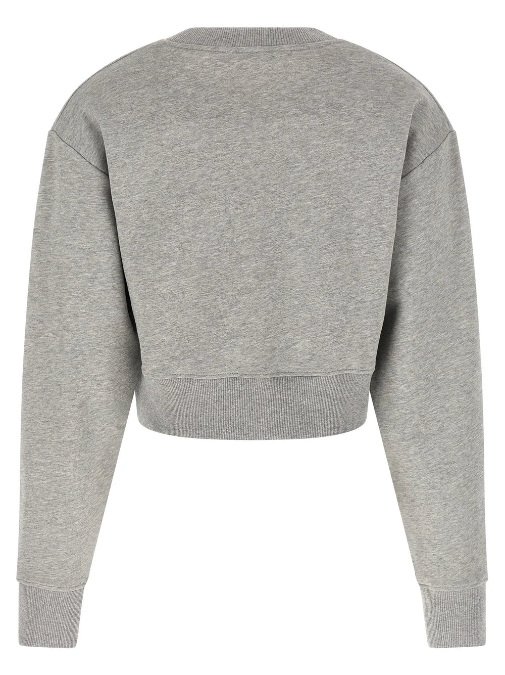 Balmain Gray Cotton Sweatshirt