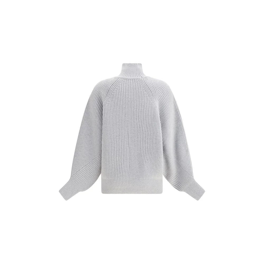 Balmain Gray Wool Sweatshirt - M