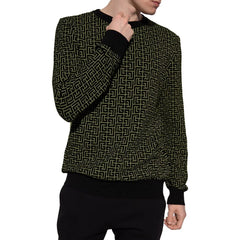 Balmain Green Wool Sweater - Sweaters