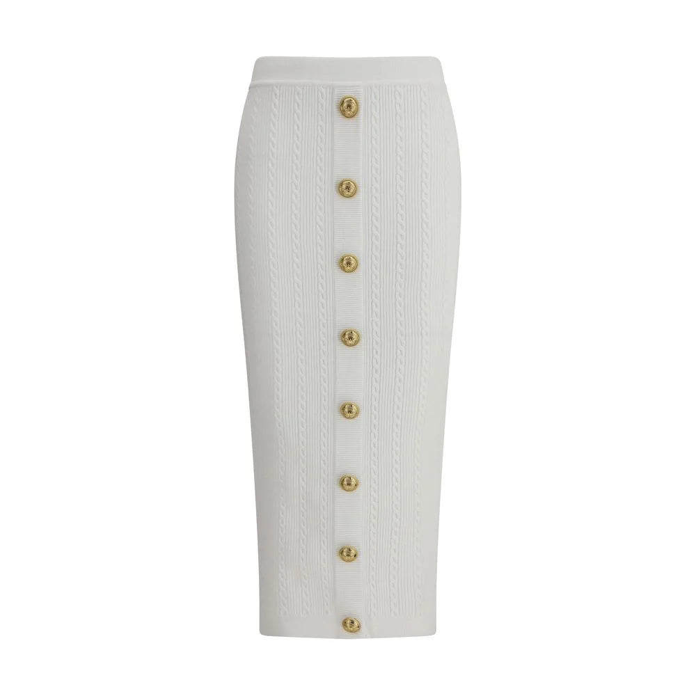 Balmain Knit midi Skirt