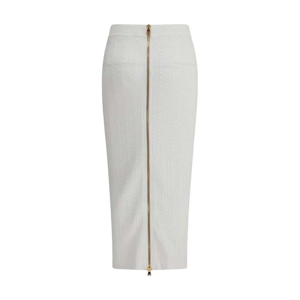 Balmain Knit midi Skirt