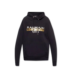 Balmain Logo Hooded Sweatshirt - S - Hoodies
