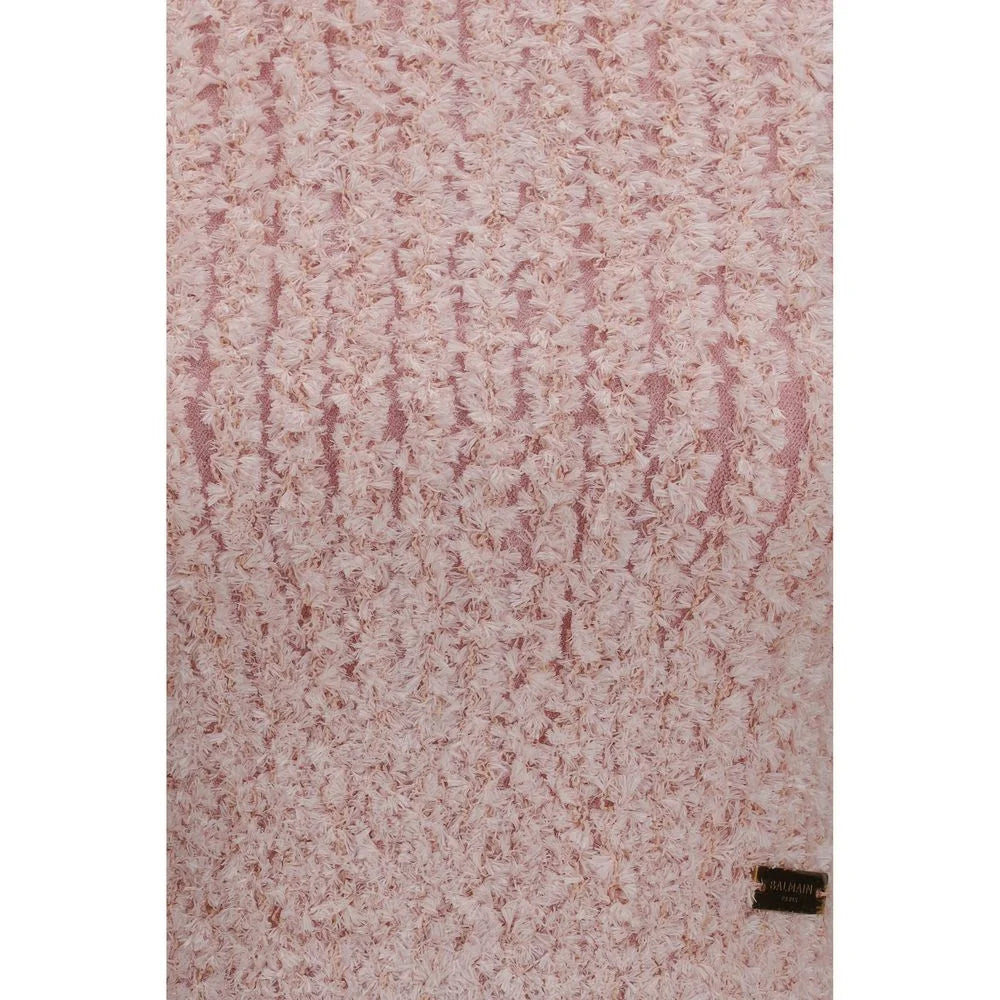 Balmain Multicolor Viscose Sleeveles T-Shirt