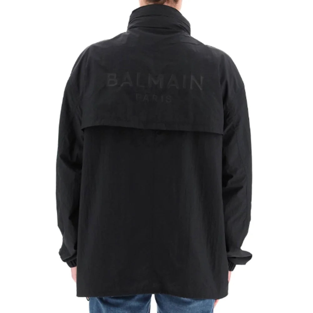Balmain Nylon Logo Jacket - Windbreakers