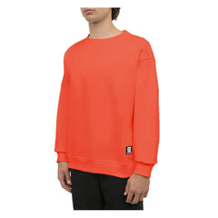 Balmain Orange Cotton Men Sweater - S - Sweatshirts