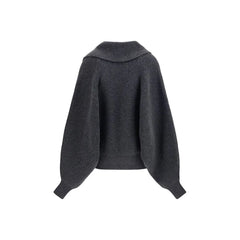 Balmain Oversized wrap-effect Sweater - Sweaters