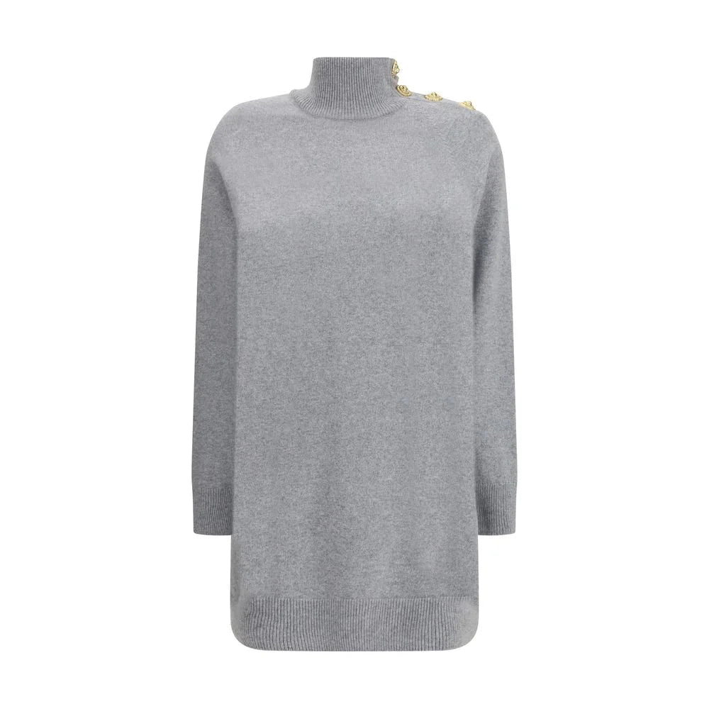 Balmain Short Cashmere Sweater Dress - IT38 | S - Dresses