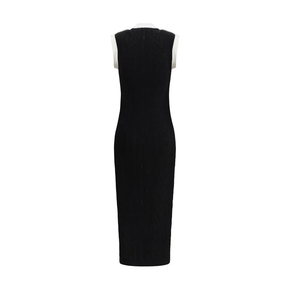 Balmain Sleeveless torsade knit long Dress - IT36 | XS - Dresses