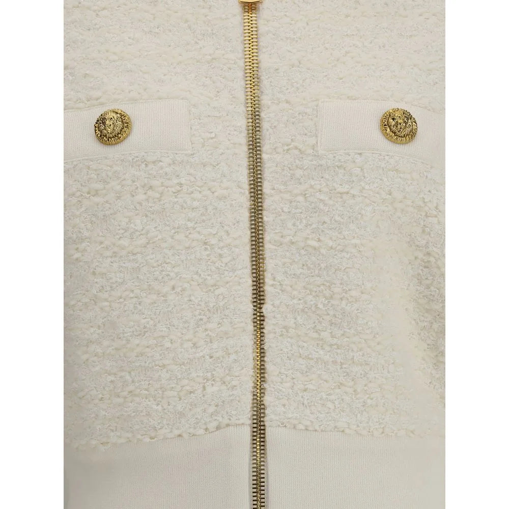 Balmain Tweed Bomber Jacket - IT36 | XS - Bomber Jackets